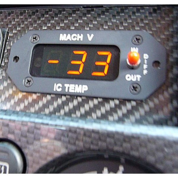 Mach V Digital Intercooler Temperature Gauge