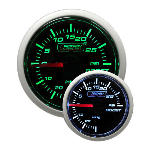 Prosport Performance Series Mechanical Boost Gauge - 52mm