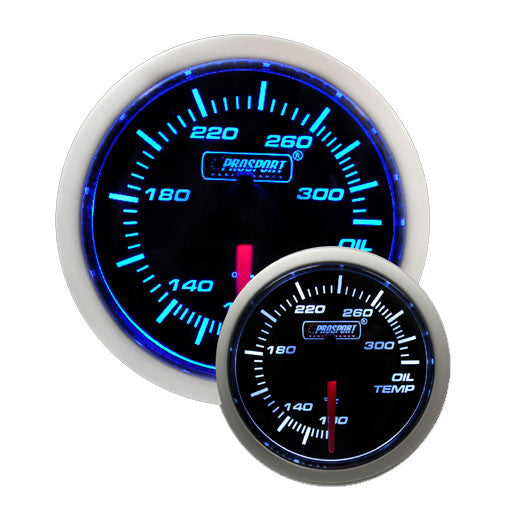 Prosport Performance Series Oil Temp Gauge - 52mm