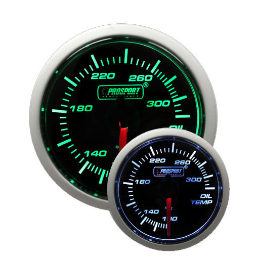 Prosport Performance Series Oil Temp Gauge - 52mm