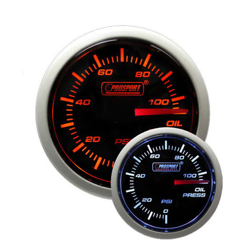 Prosport Performance Series Oil Pressure Gauge - 60mm