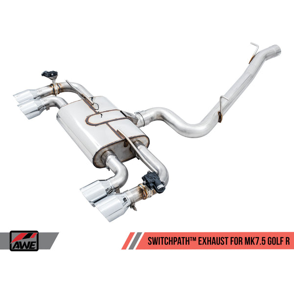 AWE Switchpath Cat-Back Exhaust 2018+ Golf R