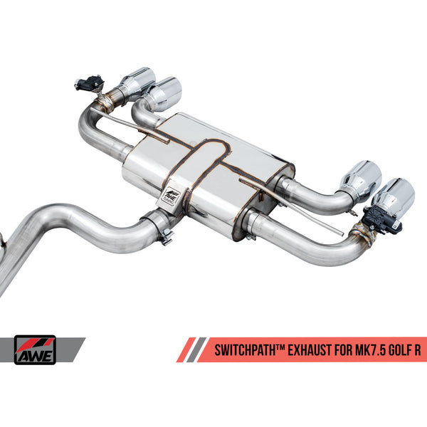 AWE Switchpath Cat-Back Exhaust 2018+ Golf R