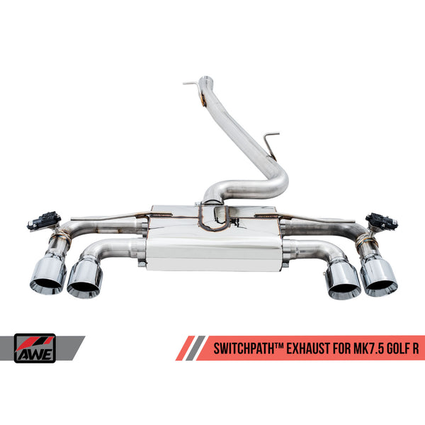 AWE Switchpath Cat-Back Exhaust 2018+ Golf R