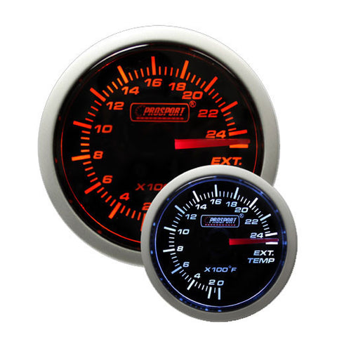 Prosport Performance Series Exhaust Gas Temperature (EGT) Gauge - 52mm