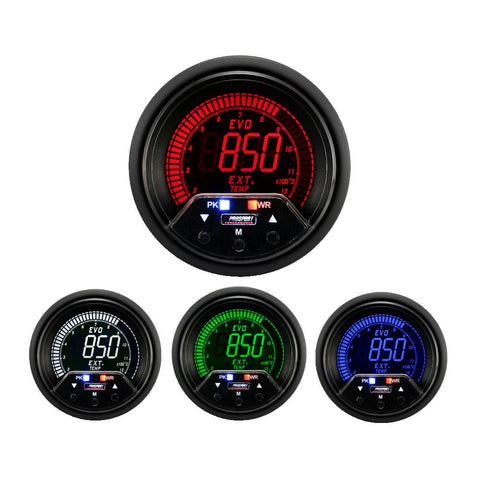 Prosport Premium Evo 60mm Exhaust Gas Temp Gauge