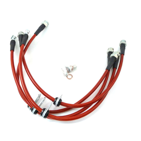 Mach V Braided Brake Lines Lancer Ralliart 2008-2015