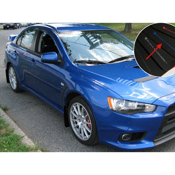 Rally Armor Urethane Mud Flaps Evo X