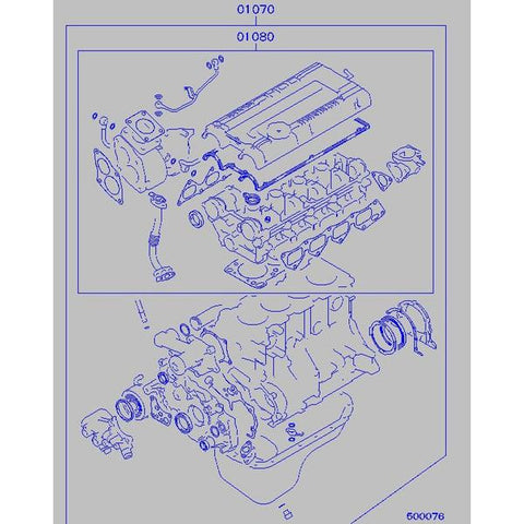 Mitsubishi Upper Engine Gasket Kit 1G DSM