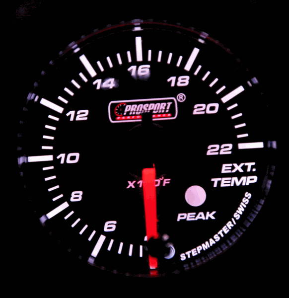 Prosport Premium Peak/Warning EGT Gauge - 52mm