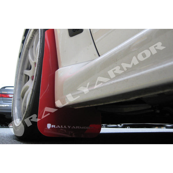 Rally Armor Urethane Mud Flaps Evo X